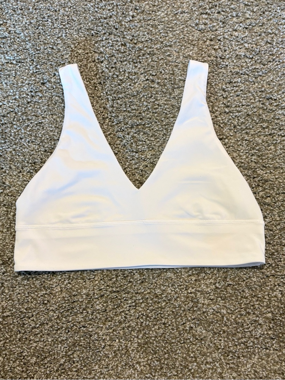 lululemon athletica White Deep-V Bralette